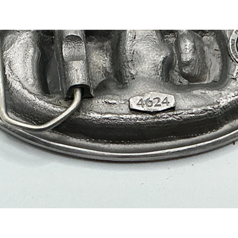 Vintage 1995 Ole Miss‎ Rebels Belt Buckle Precision Incentives Mississippi 4624
